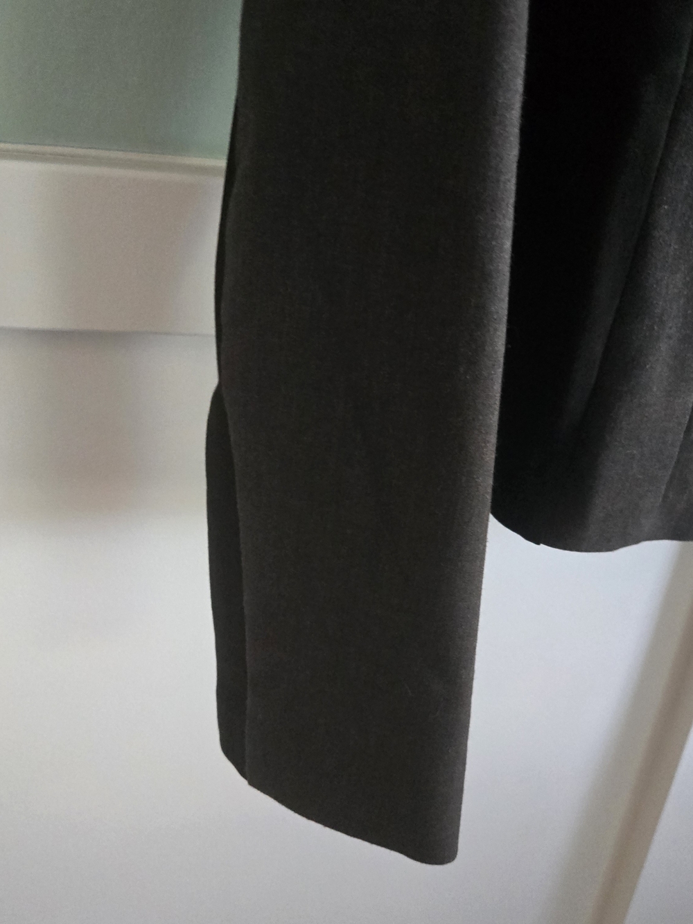 Calvin Klein Invisible Fit Solutions Blazer Zip-Front Side Panel Dark Gray Sz 6 - Picture 10 of 14